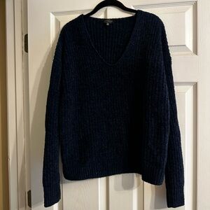 Lucky Brand V-Neck Chenille Sweater